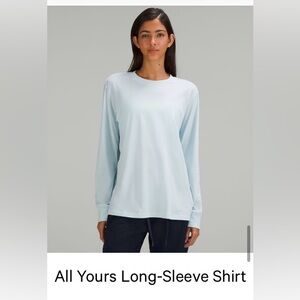 Lululemon athletica all yours long sleeve